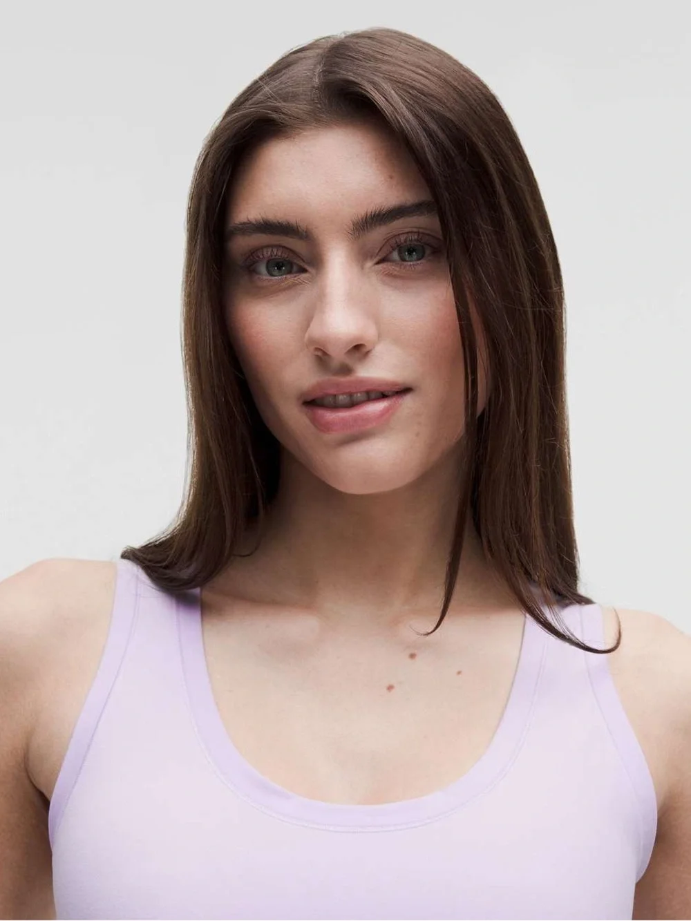 262. Lululemon Wundermost Ultra-Soft Nulu Scoop-Neck Tank Top Lavender Frost Sm